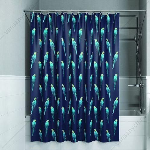 Штора для ванной комнаты IDDIS Basic, B08P218i11, синий IDDIS (Россия) купить в Тюмени (Ван Саныч™)