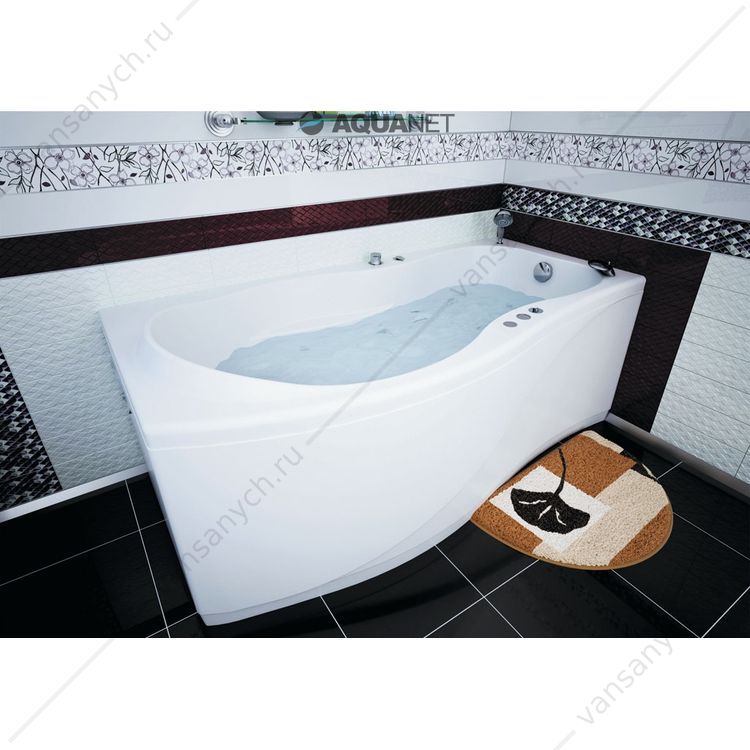 205286 Акриловая ванна Aquanet BORNEO левая 170*75/90 Aquanet (Россия) купить в Тюмени (Ван Саныч™)