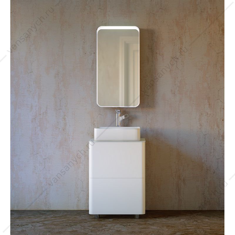 Зеркало-шкаф RAVAL Pure 46 Белый с подсветкой RAVAL (Россия) купить в Тюмени (Ван Саныч™)