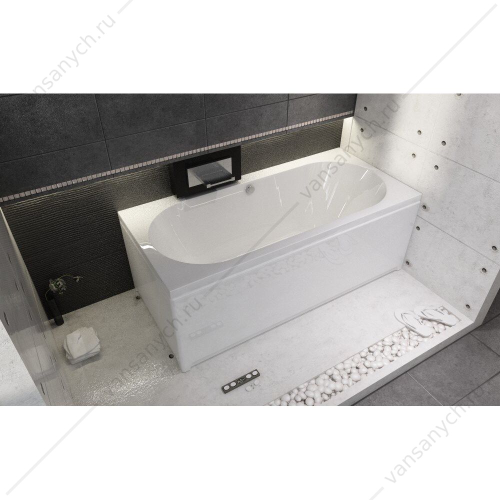 Ванна акриловая RIHO CAROLINA 190x80 прямоугольная  RIHO (Чехия) купить в Тюмени (Ван Саныч™)