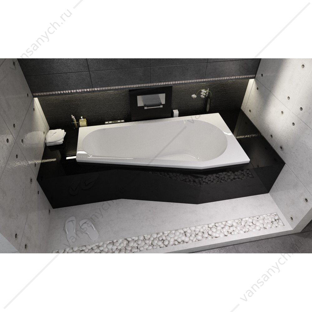 Ванна акриловая RIHO DELTA 150x80, L асимметричная  RIHO (Чехия) купить в Тюмени (Ван Саныч™)