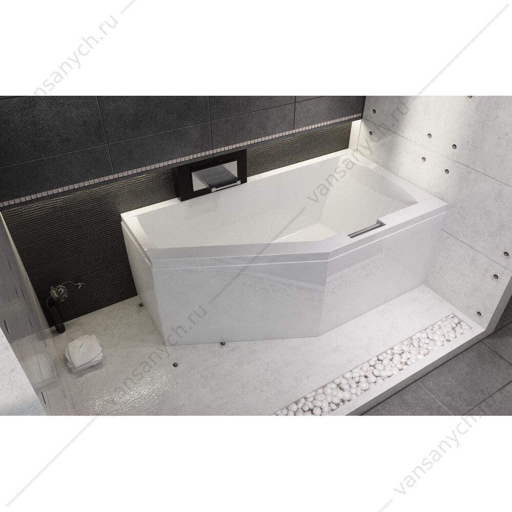 Ванна акриловая RIHO GETA 160x90, L асимметричная  RIHO (Чехия) купить в Тюмени (Ван Саныч™)