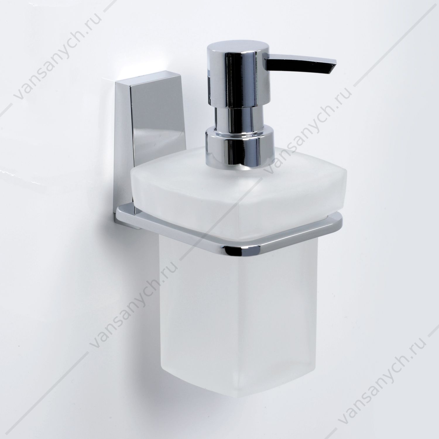 Дозатор для жидкого мыла, Lopau K-6000, хром, K-6099 WasserKraft (Германия) купить в Тюмени (Ван Саныч™)