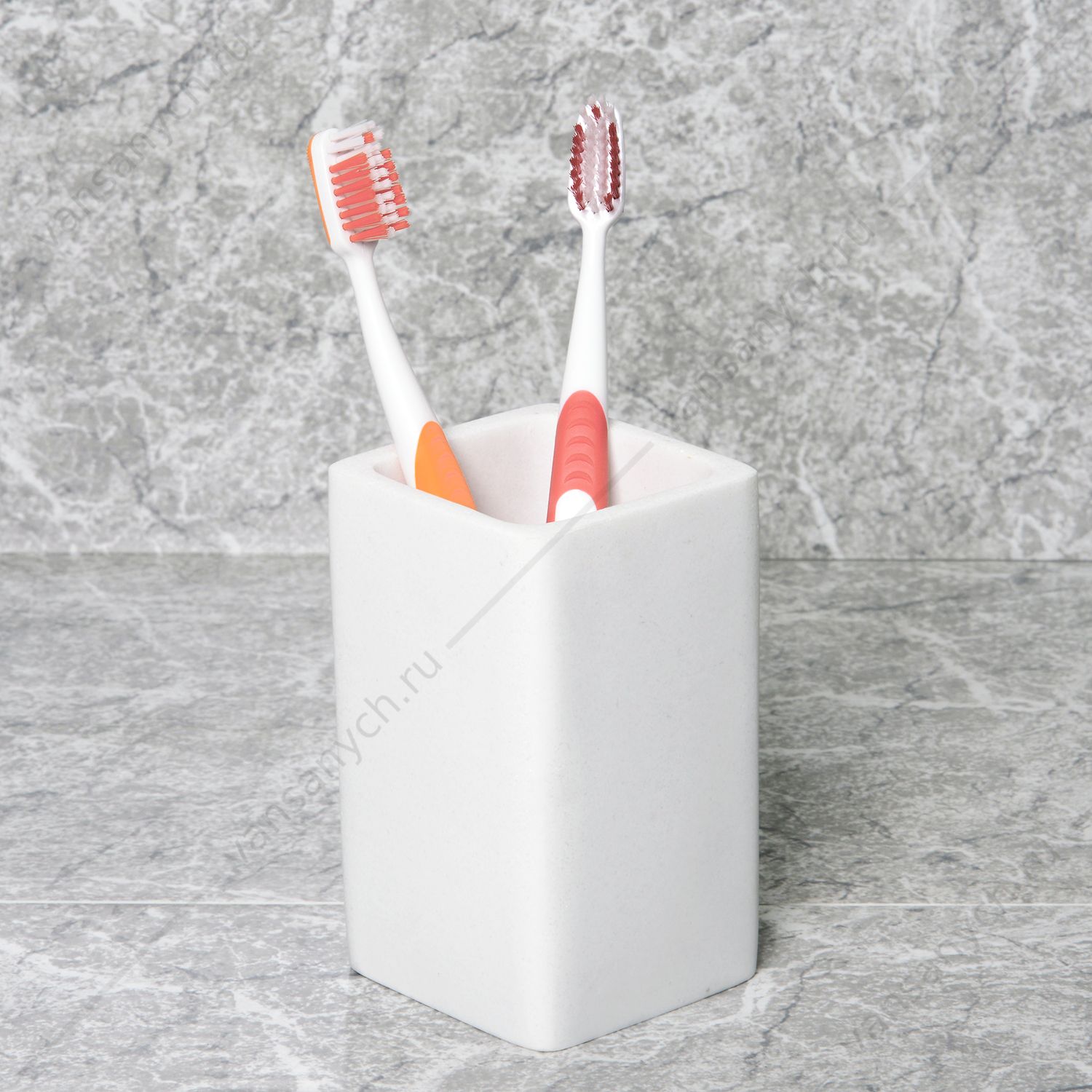 Стакан для зубных щеток, Oder K-9600, белый, K-9628 WasserKraft (Германия) купить в Тюмени (Ван Саныч™)