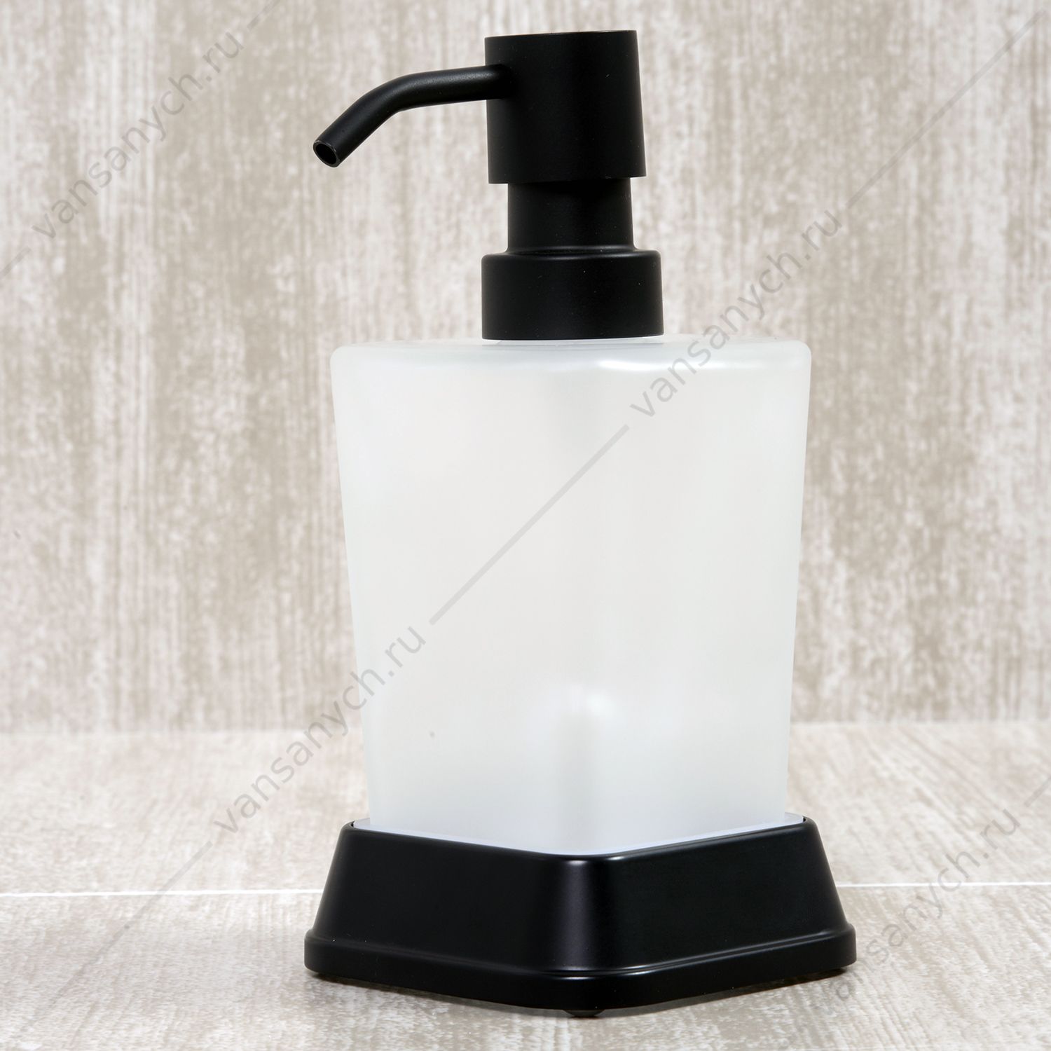 Дозатор для жидкого мыла, K-5400BLACK, черный, K-5499BLACK WasserKraft (Германия) купить в Тюмени (Ван Саныч™)