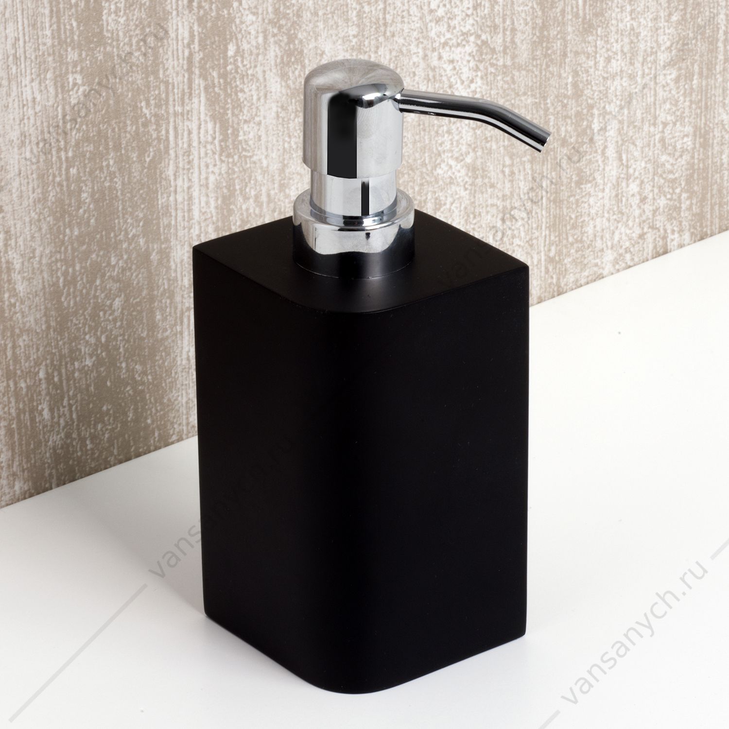 Дозатор для жидкого мыла, Elba K-2700, черный, K-2799 WasserKraft (Германия) купить в Тюмени (Ван Саныч™)