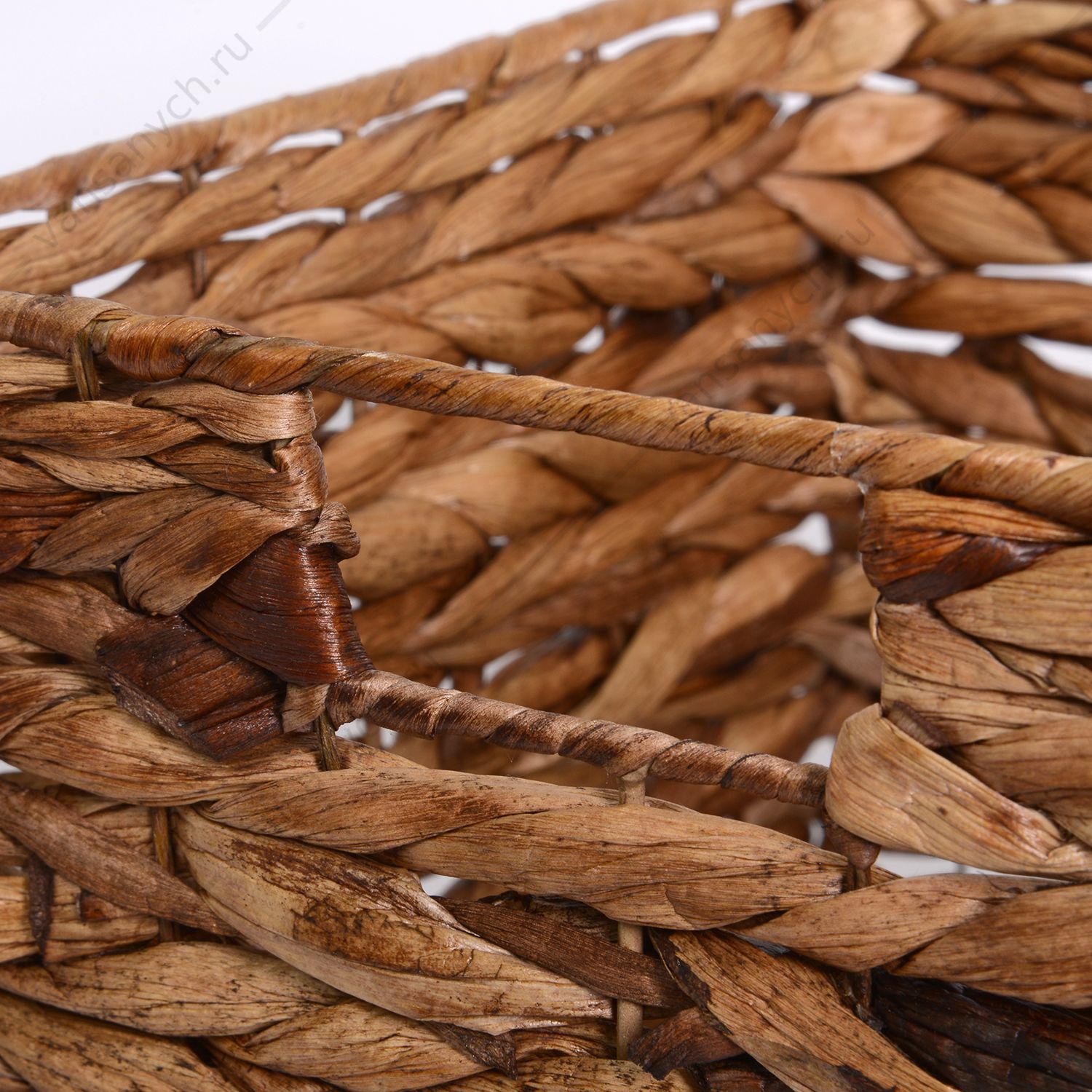 Плетеная корзина для белья Glan WB-660-L, коричневый WasserKraft (Германия) купить в Тюмени (Ван Саныч™)