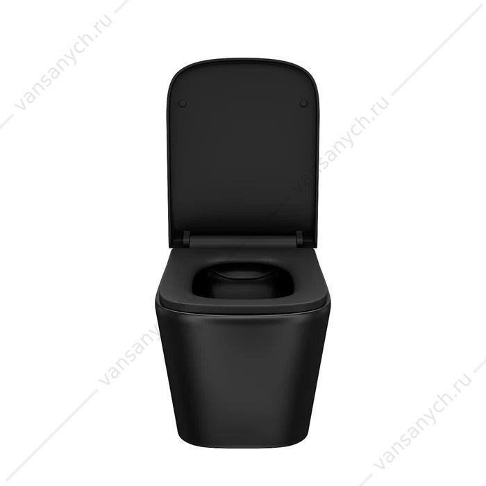 Унитаз безободковый подвесной IDDIS Bild с сиденьем микролифт, быстросъем, черный, BILR2BMi25 IDDIS (Россия) купить в Тюмени (Ван Саныч™)