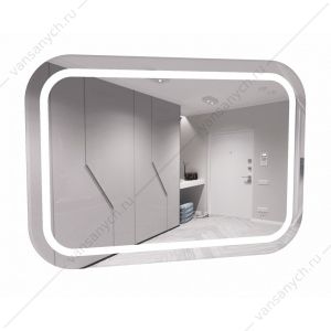 Зеркало Elis100 white с подсветкой Sansa SEe1045Z Домино (Росиия) купить в Тюмени (Ван Саныч™)