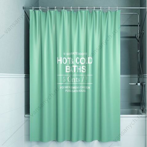 Штора для ванной комнаты IDDIS Basic, B31P218i11, зеленый IDDIS (Россия) купить в Тюмени (Ван Саныч™)