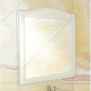3129893 Зеркало Монако-80 белый Comforty (Россия) купить в Тюмени (Ван Саныч™)