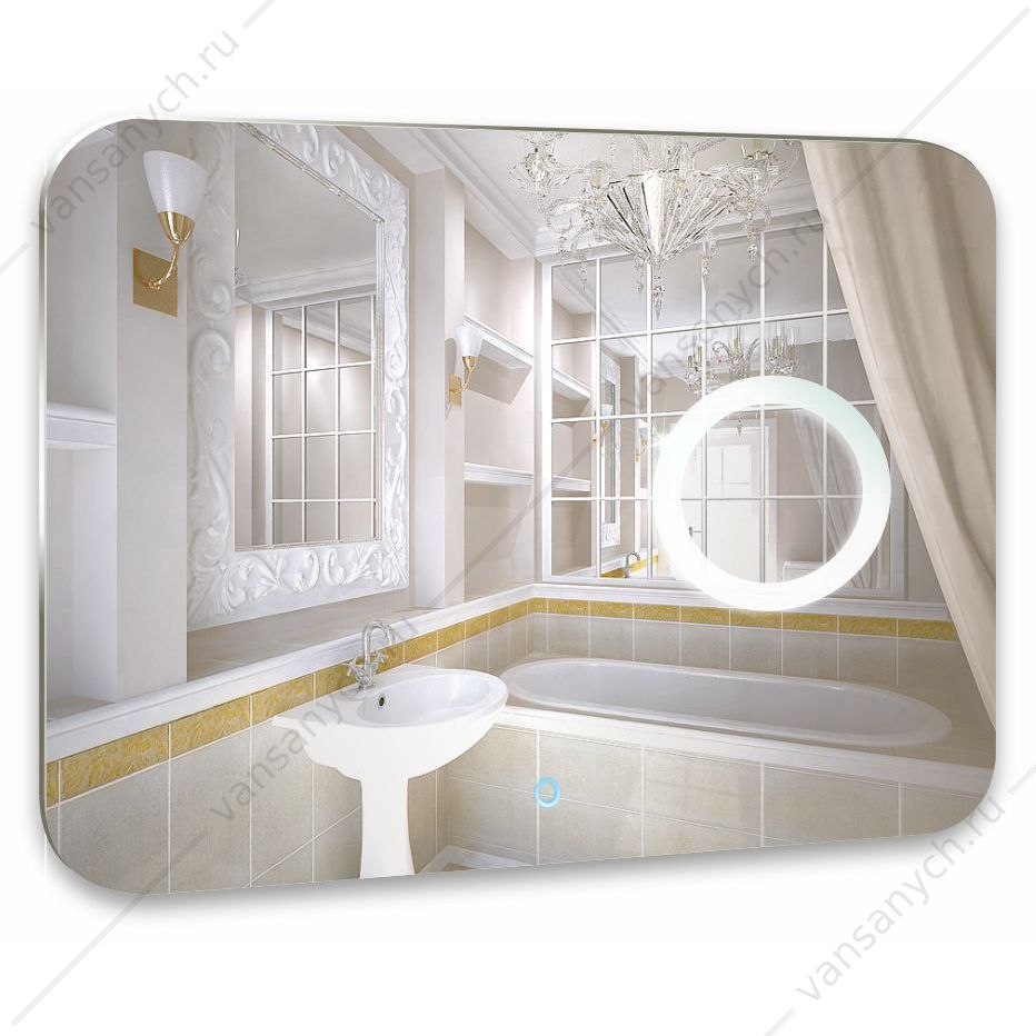 Зеркало Elegant LED с сенсором Декор (Россия) купить в Тюмени (Ван Саныч™)