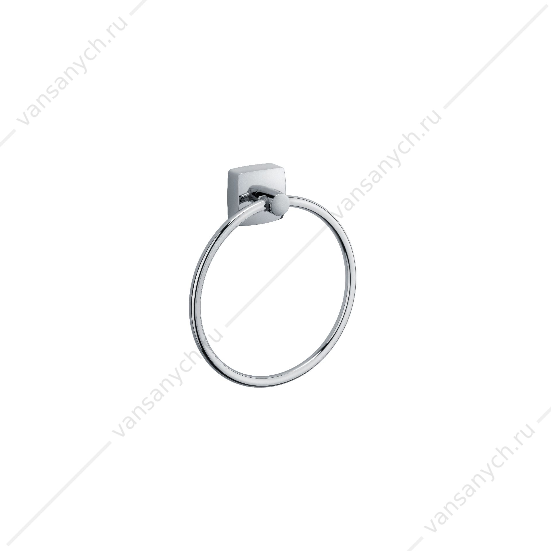 Полотенцедержатель кольцо Fixsen Kvadro Fixsen(Чехия) купить в Тюмени (Ван Саныч™)