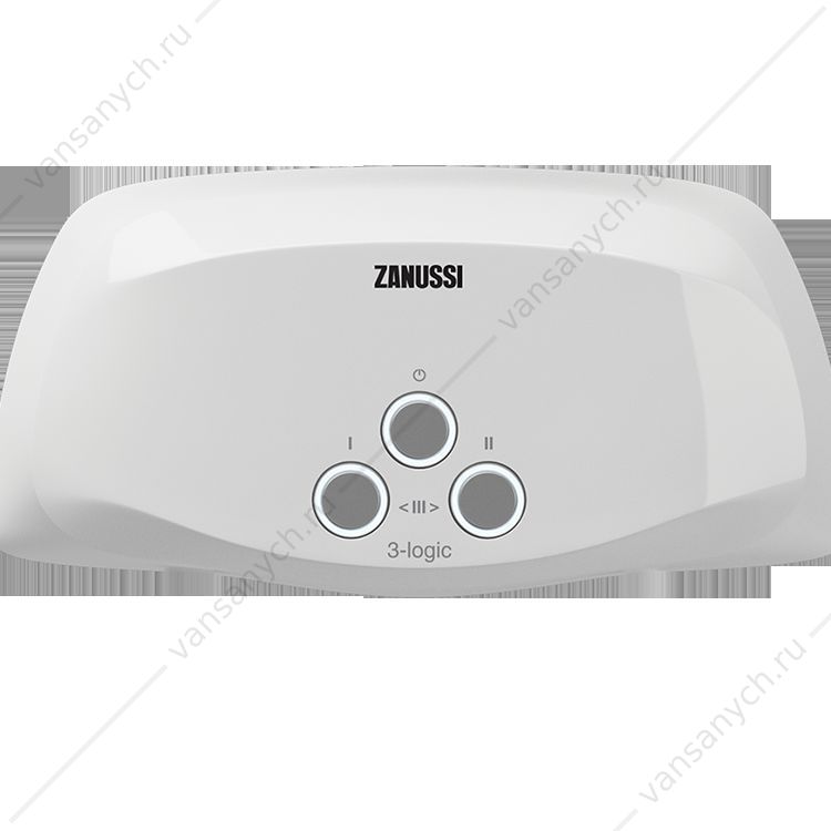 Водонагреватель проточный Zanussi 3-logic 6,5 TS (душ+кран) Zanussi (Италия) купить в Тюмени (Ван Саныч™)