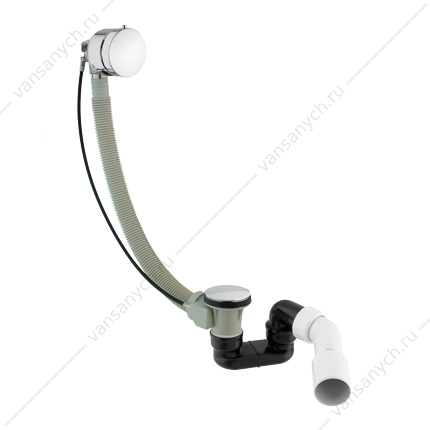Сифон для ванны с наливом 122 OMNIRES CGS (хром), TK122-PLUS-3.01+64-SCR OMNIRES (Польша) купить в Тюмени (Ван Саныч™)
