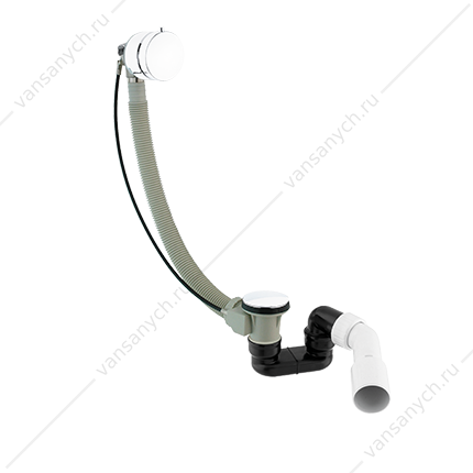 Сифон для ванны с наливом 122 OMNIRES CGS (белый), TK122-PLUS-3.35+64-SBP OMNIRES (Польша) купить в Тюмени (Ван Саныч™)