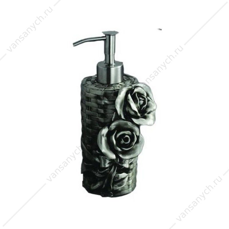 Дозатор для жидкого мыла ART&MAX ROSE настольный серебро ART&MAX (Италия) купить в Тюмени (Ван Саныч™)