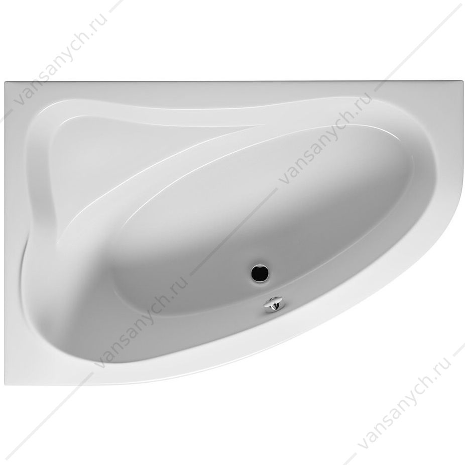 Ванна акриловая RIHO LYRA 170x110, R асимметричная  RIHO (Чехия) купить в Тюмени (Ван Саныч™)