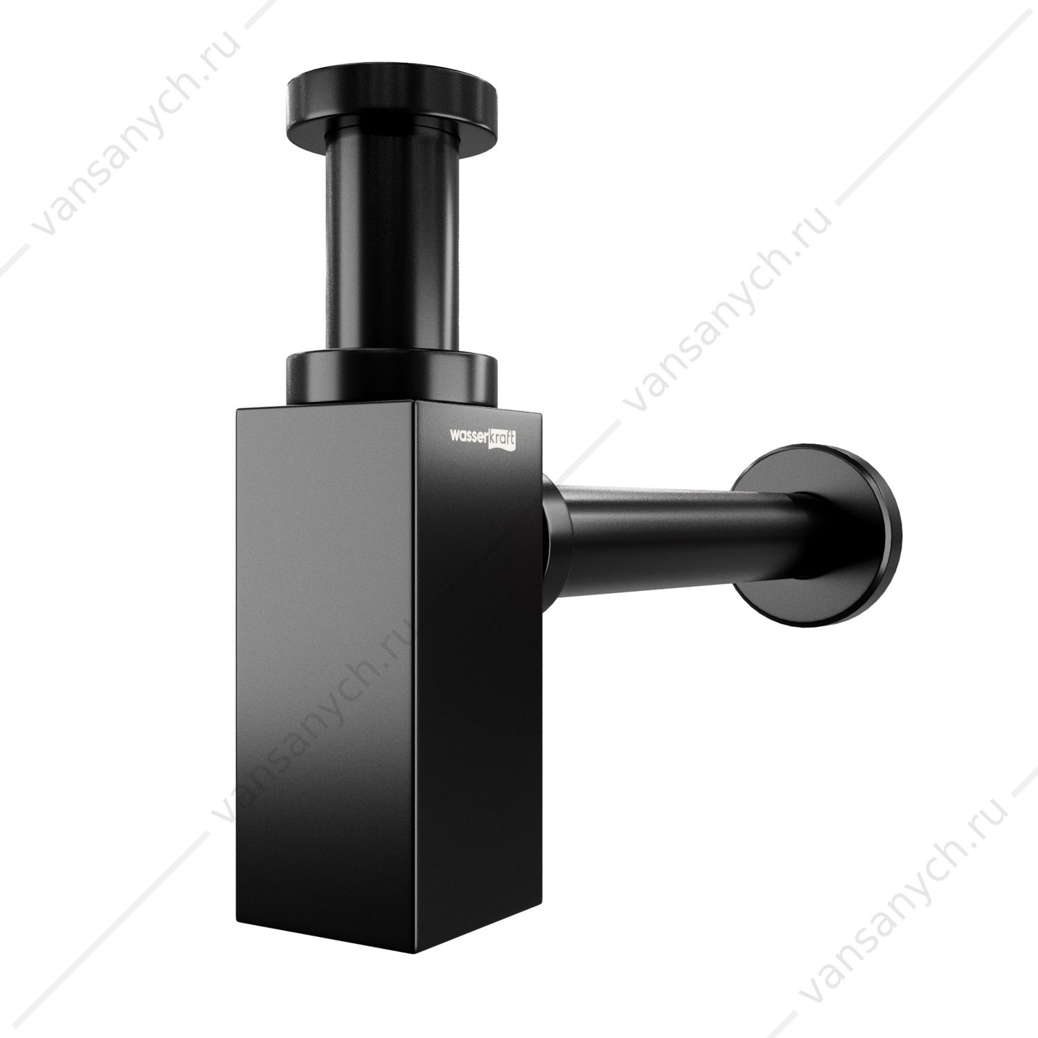 Сифон для раковины черный матовый A169 WasserKraft (Германия) купить в Тюмени (Ван Саныч™)