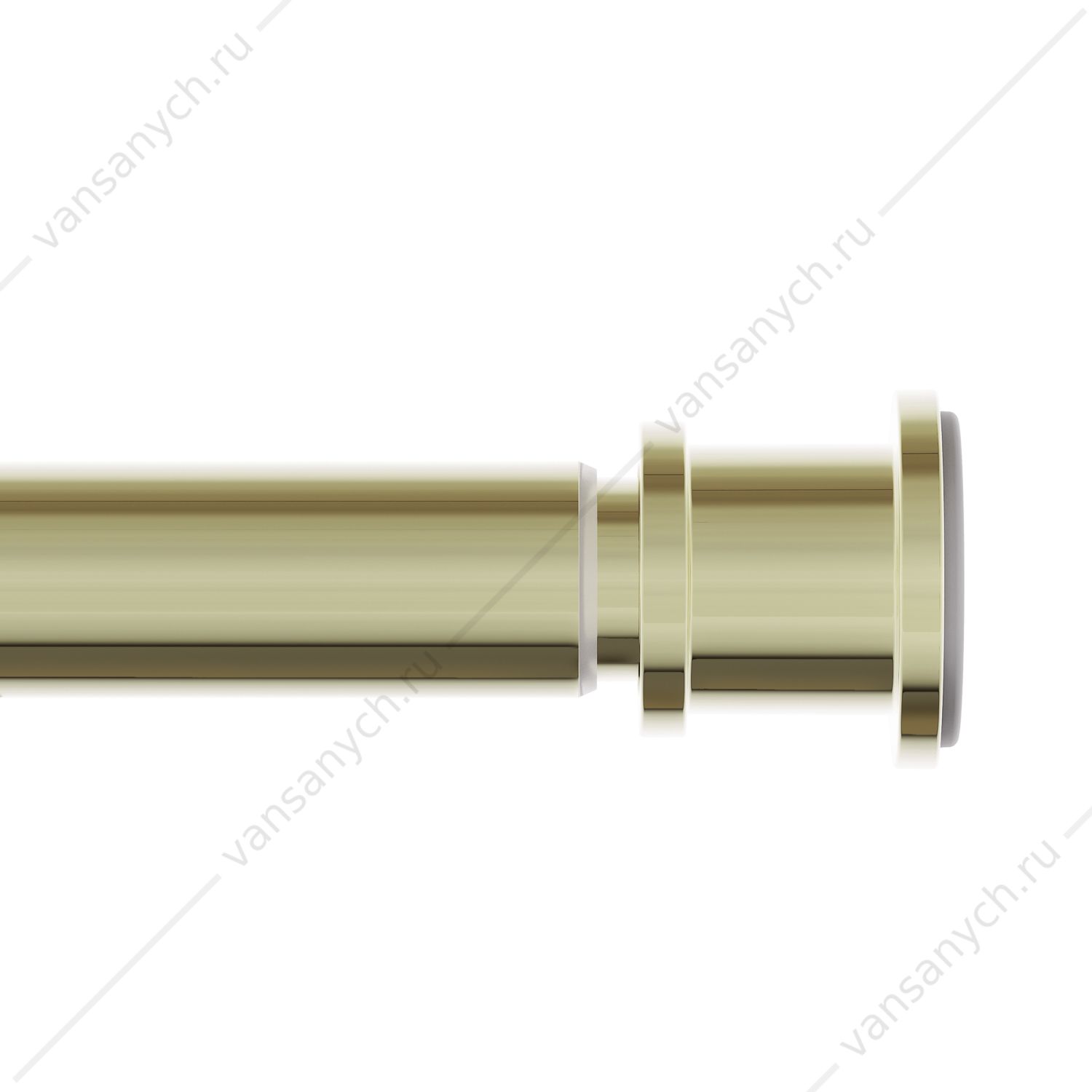 Карниз для ванной 110-200 см, золотой матовый, Elegante, IDDIS, RSG0120i14 IDDIS (Россия) купить в Тюмени (Ван Саныч™)