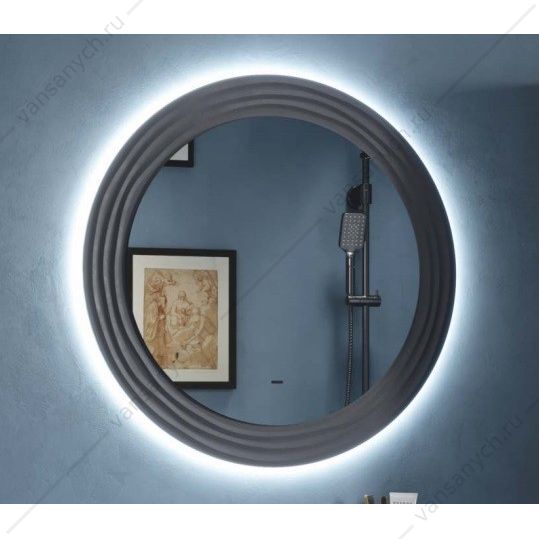 Зеркало 80см EQUIL Mirage 80 графит софт zkMIRAGE80.D800, Коллекция Mirage, , EQUIL EQUIL (Россия) купить в Тюмени (Ван Саныч™)
