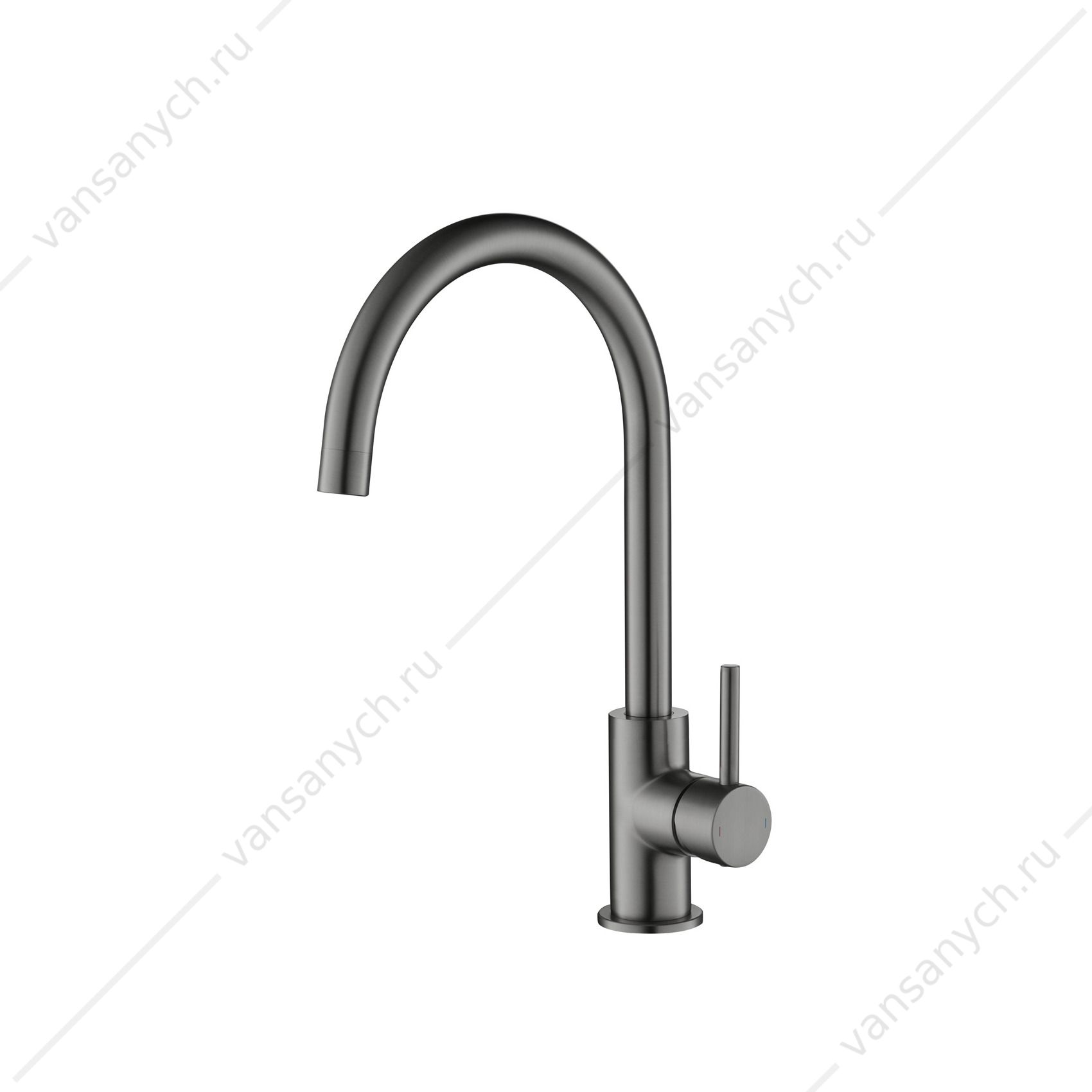 Смеситель для кухни AQUATEK Европа, оружейная сталь AQ1382BGM  Aquatek (Россия) купить в Тюмени (Ван Саныч™)