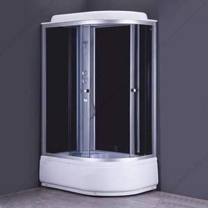 00-00000184 Душевая кабина 120х80 СOMFORTY 302L, серое стекло, задн.черн. стекл.панель Comforty (Россия) купить в Тюмени (Ван Саныч™)