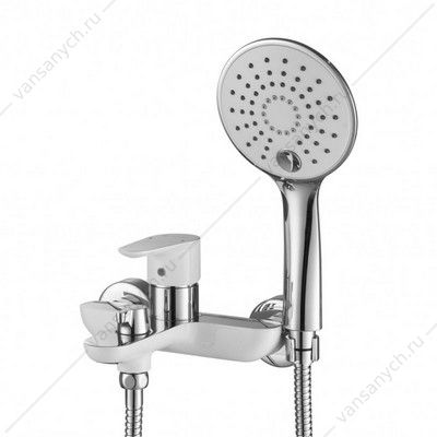 Смеситель для ванны Gross Aqua 2515288СW Space White Chrome белый Gross Aqua (Россия) купить в Тюмени (Ван Саныч™)
