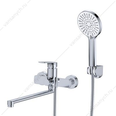 Смеситель для ванны GROSS AQUA Prado 7578828C-35F с длинным изливом 350 мм Gross Aqua (Россия) купить в Тюмени (Ван Саныч™)