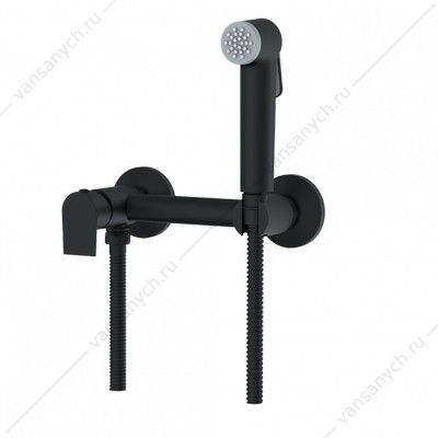 Смеситель с гигиеническим душем Gross Aqua Bidet Evo черный GA012202MВ встраиваемый  Gross Aqua (Россия) купить в Тюмени (Ван Саныч™)