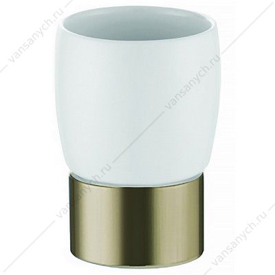 Стакан керамический Azario ELVIA настольный, бронза AZ-126-A AZARIO (Россия/Китай) купить в Тюмени (Ван Саныч™)