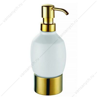 Дозатор жидкого Azario ELVIA мыла керамический настольный, золото AZ-128AG AZARIO (Россия/Китай) купить в Тюмени (Ван Саныч™)