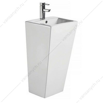 Раковина 44х38 напольная AZARIO FRETTA SQUARE, прямоугольная AZ-303 AZARIO (Россия/Китай) купить в Тюмени (Ван Саныч™)