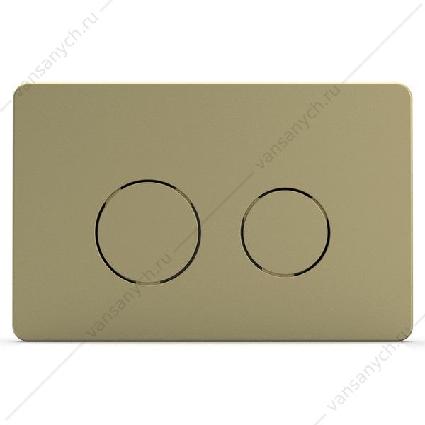 00084542 Кнопка смыва AZARIO двойная, круглая, цвет золото AZ-8200-0086/AZ-P57-0160 Azario (Россия) купить в Тюмени (Ван Саныч™)
