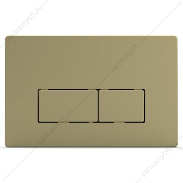 00084547 Кнопка смыва AZARIO двойная, квадратная, цвет золото AZ-8200-0091/AZ-P58-0160 Azario (Россия) купить в Тюмени (Ван Саныч™)
