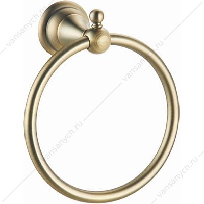 Полотенцедержатель Azario ELVIA кольцо, бронза AZ-91111Q AZARIO (Россия/Китай) купить в Тюмени (Ван Саныч™)