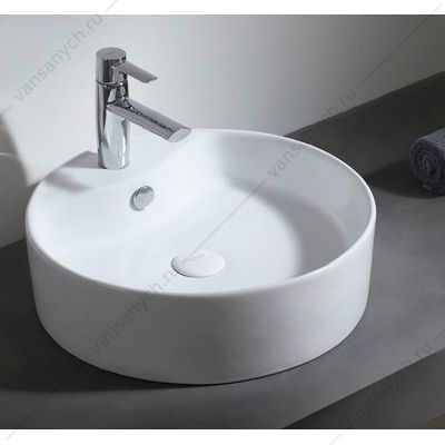 Раковина 46,5х46,5 накладная Azario, белая AZ4104 AZARIO (Россия/Китай) купить в Тюмени (Ван Саныч™)