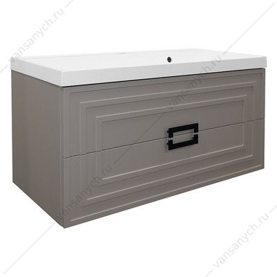 Тумба с раковиной 100см Azario ARMARIO 100/2 подвесная, раковина CLASSIK 100, кашемир CS00096973 AZARIO (Россия/Китай) купить в Тюмени (Ван Саныч™)