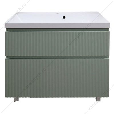 Тумба Azario Viola 100/2Н 1000х450х850 напольная, с раковиной Астория 100, фисташковый CS00097145 AZARIO (Россия/Китай) купить в Тюмени (Ван Саныч™)