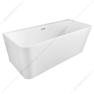 00097881 Ванна 170х75 акриловая Loranto пристенная, с сифоном и опорными ножками CS-12-170 Loranto (Россия-Китай) купить в Тюмени (Ван Саныч™)