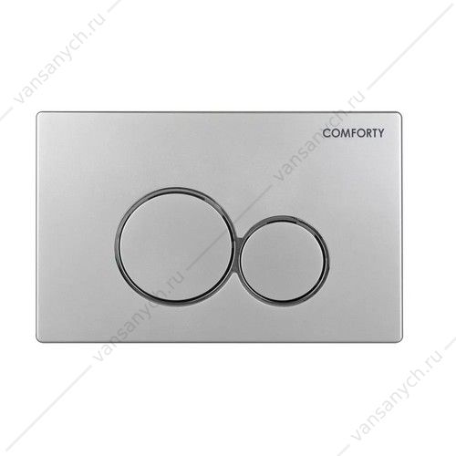 Панель смыва двухрежимная Comforty CF5097ES сатин Comforty (Россия) купить в Тюмени (Ван Саныч™)