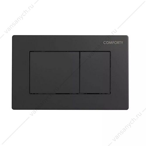 Панель смыва двухрежимная Comforty CF5097JB черная матовая Comforty (Россия) купить в Тюмени (Ван Саныч™)