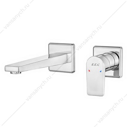 Смеситель для раковины настенный 2 отв.(внешняя часть) DALIA хром 102167612EX-KK  E.C.A. (Турция) купить в Тюмени (Ван Саныч™)