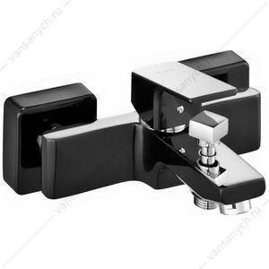 Смеситель для ванны TIERA  черный/хром 103502469EX  E.C.A. (Турция) купить в Тюмени (Ван Саныч™)