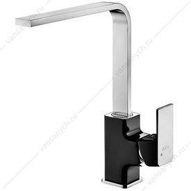 Смеситель для кухни TIERA  черный/хром 103518123EX  E.C.A. (Турция) купить в Тюмени (Ван Саныч™)