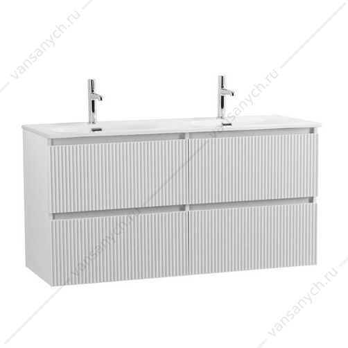 Тумба под двойную раковину с 4ящ. BELBAGNO UNO 1200x455x608 Bianco Opaco UNO-1200-4C-SO-BO Belbagno (Италия) купить в Тюмени (Ван Саныч™)