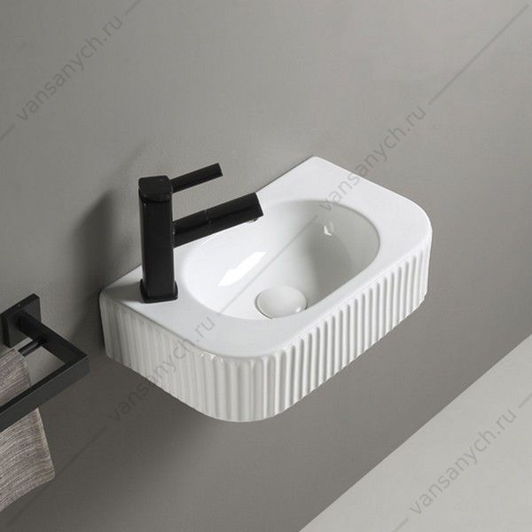Раковина 45х27 подвесная Vincea VBS-503, цвет белый Vincea (Италия) купить в Тюмени (Ван Саныч™)