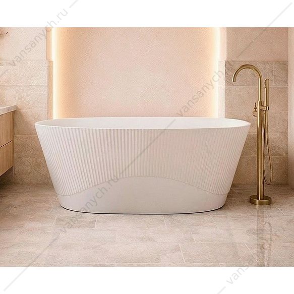 Ванна 170х80 акрил. Azario ARFA свободностоящая, с сифоном и метал. рамой AZ-6613C AZARIO (Россия/Китай) купить в Тюмени (Ван Саныч™)