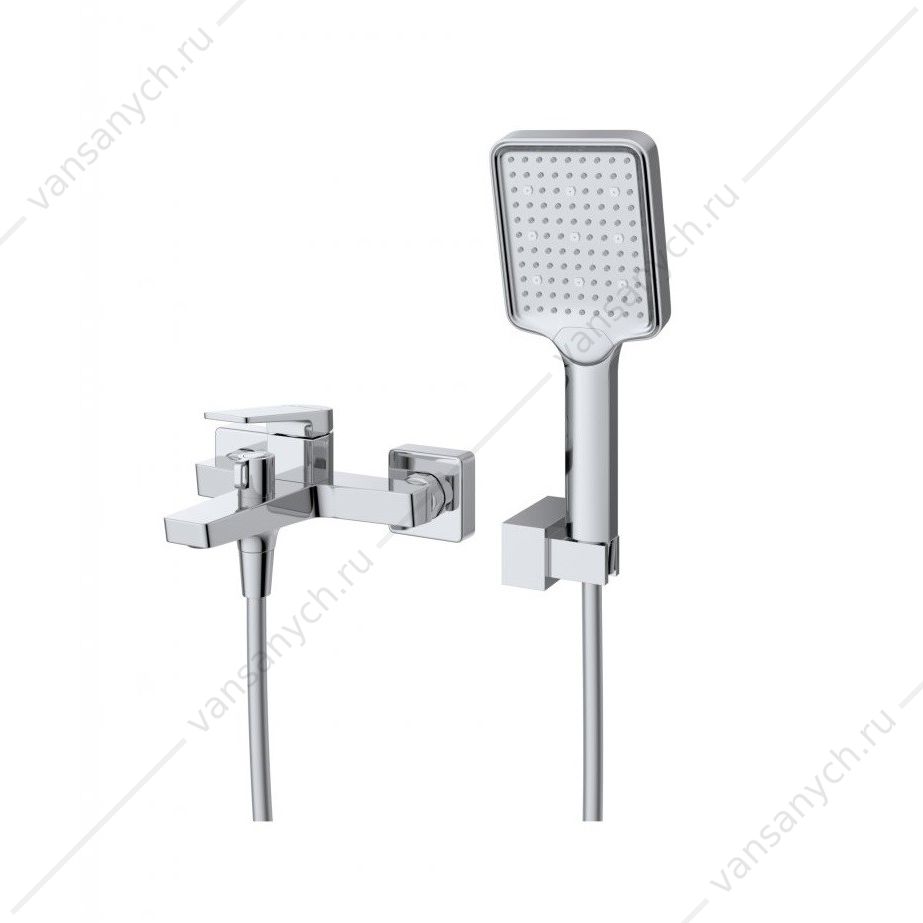 Смеситель для ванны с лейкой, шлангом, держателем BelBagno ARDENTE-VASM-CRM хром Belbagno (Италия) купить в Тюмени (Ван Саныч™)