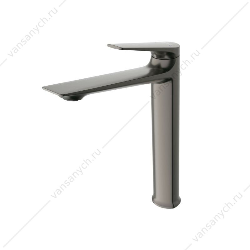 Смеситель для накладной раковины CEZARES LINER-LC-GM-W0 оружейная сталь без дон. клапана Cezares (Италия) купить в Тюмени (Ван Саныч™)